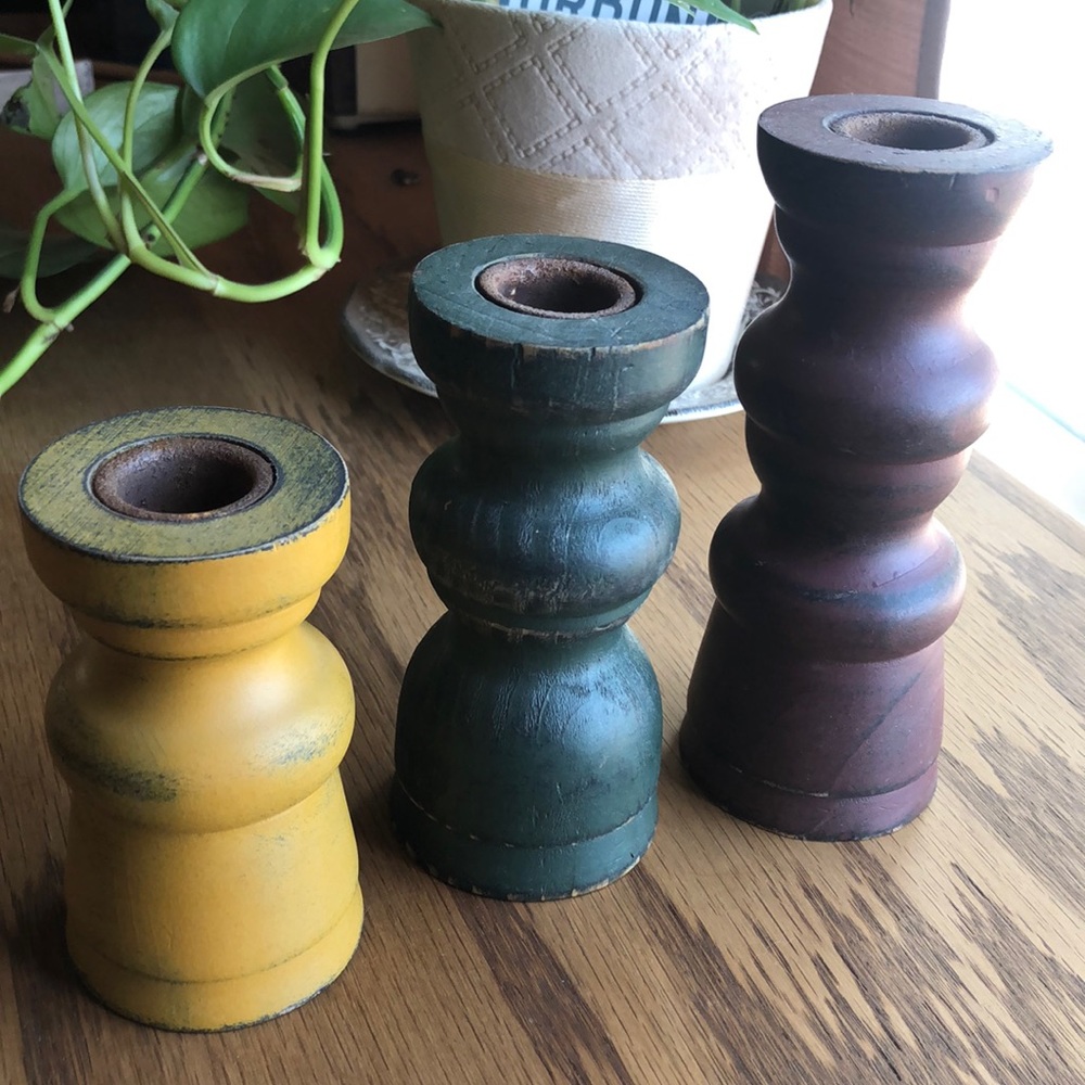 Reversible candle holders